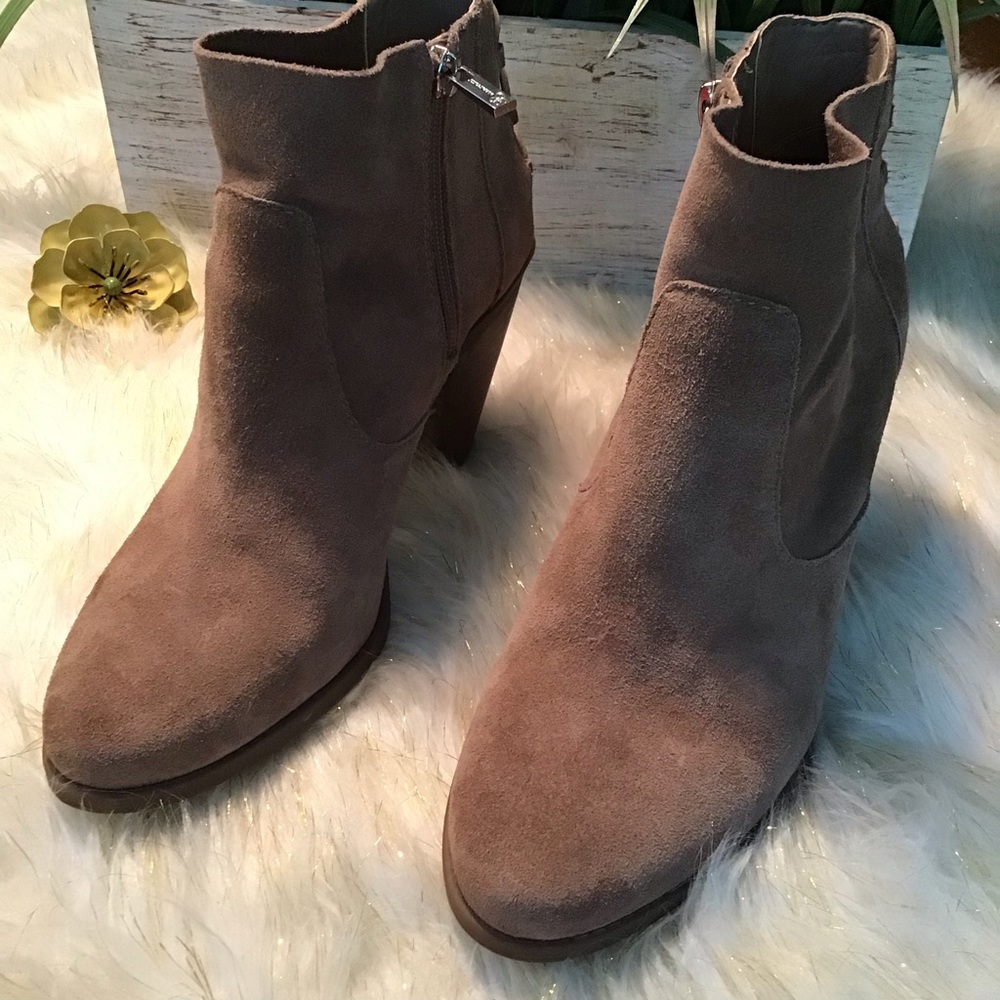 Jessica Simpson suede lace back Claron booties - Picture 2 of 7